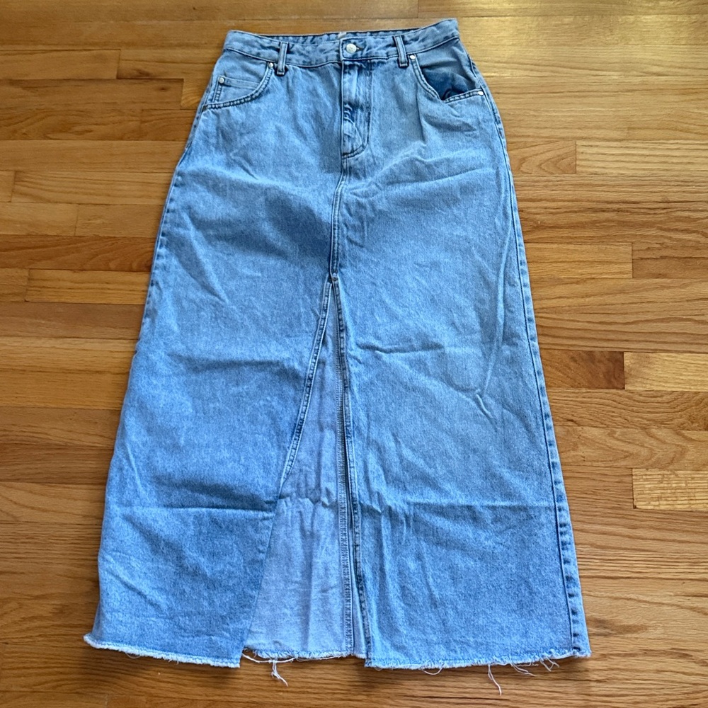 Pilcro | Blue Denim Skirt, 14
